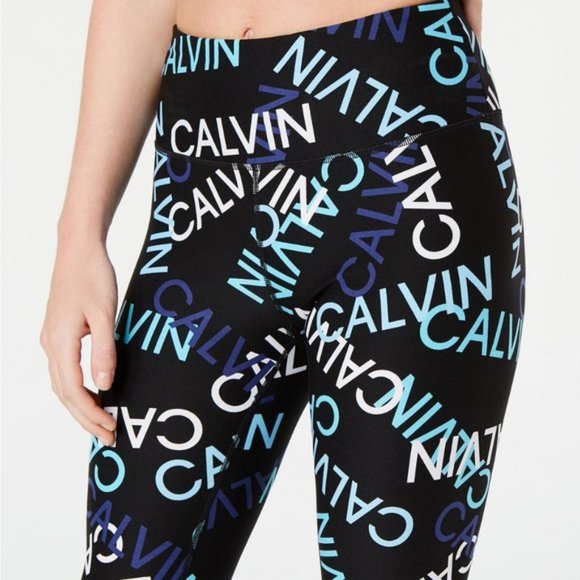 CK Performance High-Waist All Over Logo Print - Picture 3 of 3